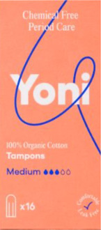 Yoni Medium Tampons - 16 stuks - Biologische Tampons