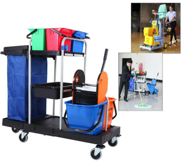 Yonntech Cleaning trolleys service trolleys HygienicTrolley cleaning vehicle tool for car hotel service