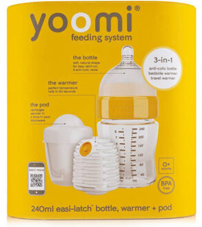 Yoomi Starterset met flessenwarmer Yoomi: 240 ml (Y18B1W1P)