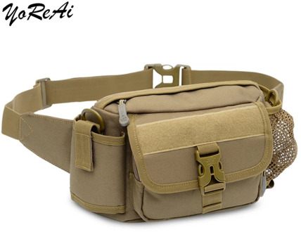 YoReAi Chest Packs Waist Pack Outdoor Bag Pouch Military Camping Hiking Waist Water Bottle Belt Bags Camouflage Waist Fanny Pack