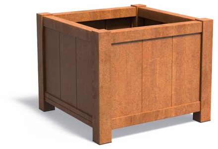 YORK cortenstaal 100 x 100 x 80 cm plantenbak