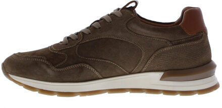 Yorn suede sneaker | heren | | maat: - maat 44 Taupe