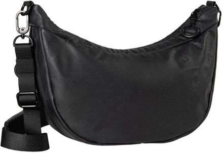 Yoshii RE Shoulderbag black schoudertas dames Zwart - H 21 x B 33 x D 14 cm