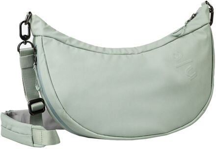 Yoshii Schoudertas sage groen damestas - H 21 x B 33 x D 14 cm