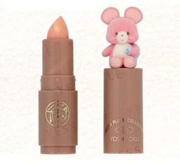 Yoshitoku Retro Plush Collection Q Pippi Lip Cream With Flocked Mascot 1 pc
