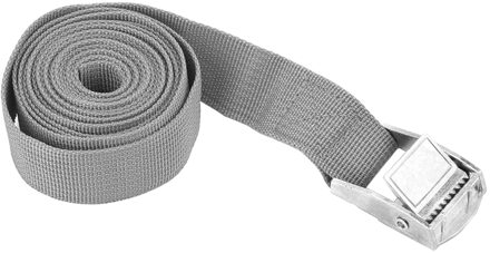 YOSOLO 2M * 25mm Sleepkabel Gesp Tie-Down Riem Cargo Bandjes Met Metalen Gesp voor Auto motorcycle Bike grijs