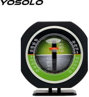 Yosolo Auto Kompas Hoge Precisie Ingebouwde Led Auto Helling Meter Niveau Auto Voertuig Declinometer Gradiënt Inclinometer Hoek