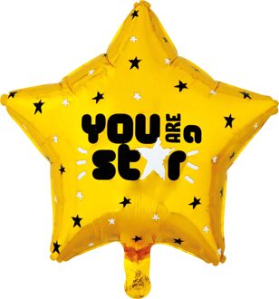 You Are A Star Folieballon Stervorm Goud (46cm) Goud - Brons