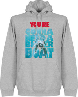 You are Going To Need a Bigger Boat Jaws Hoodie - Grijs - M
