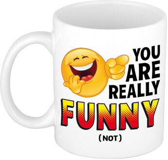 You are really funny not cadeau mok / beker - cadeau collega - feest mokken Multikleur