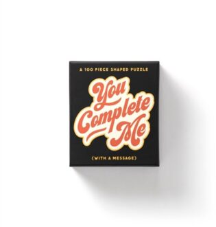 You Complete Me 100 Piece Mini Shaped Puzzle - Brass Monkey