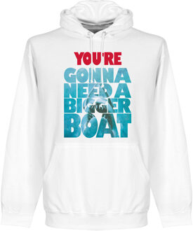You're Going To Need A Bigger Boat Jaws Hoodie - Wit - L