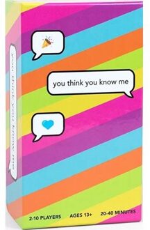 You Think You Know Me - Cardgame
