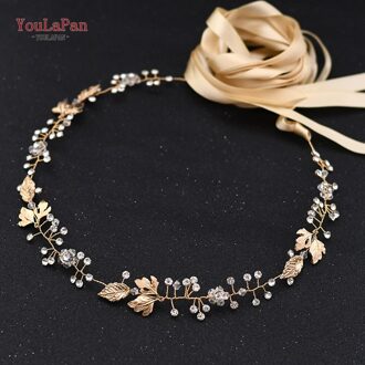 Youlapan SH122 Golden Rhinestone Riemen Voor Vrouwen Diamant Taille Jurk Riem Ivoor Bruids Riem Met Sash Jeweled Belt Sash champagne lint