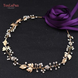Youlapan SH122 Golden Rhinestone Riemen Voor Vrouwen Diamant Taille Jurk Riem Ivoor Bruids Riem Met Sash Jeweled Belt Sash paars lint