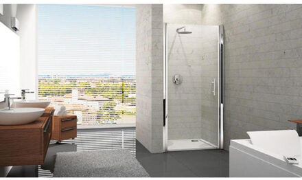 Young 2.0 1B draaideur voor nis 87/91x200cm chroom/satin Y21B874K