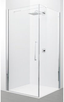 Young 2.0 G draaideur 77/79x200cm voor FG zijwand chroom/helder Y2G77-1K