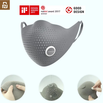 Youpin AirPOP Air Wear PM0.3/PM2.5 Anti-haze Face Mask With 2pcs Filter Adjustable Ear Hanging Comfortable Face Masks
