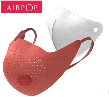Youpin AirPOP Air Wear PM0.3 / pm2.5 Anti-haze Face Mask With 2pcs Filter Adjustable Ear Hanging Comfortable Face Masks