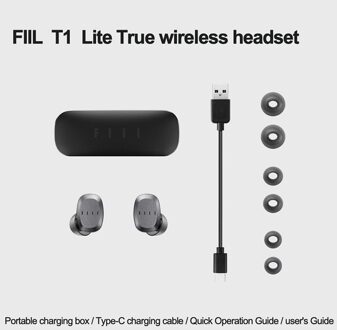 Youpin Fiil T1 Lite Echte Draadloze Sport Bluetooth Headsets Waterdicht Ruisonderdrukking Oordopjes Sport Oordopjes Voor Iphone