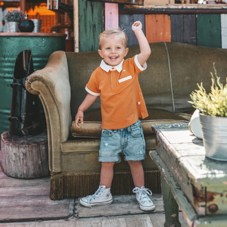 Your Wishes jongens polo Oranje - 122