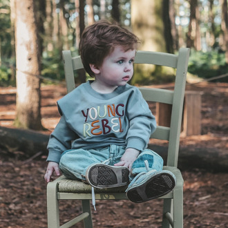 Your Wishes jongens sweater Pastel blue - 134