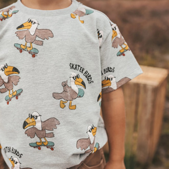 Your Wishes jongens t-shirt Grijs melee - 92