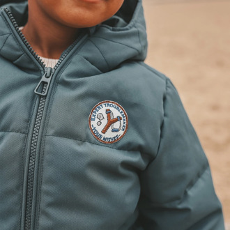 Your Wishes jongens winterjas Petrol - 134-140