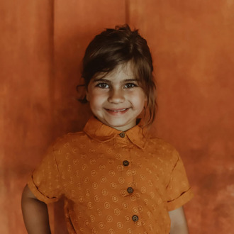 Your Wishes meisjes blouse Oranje - 140