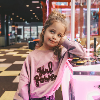 Your Wishes meisjes sweater Lila - 122