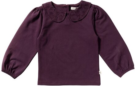 Your Wishes winter t-shirt meisjes - paars - longsleeve, jersey - maat 110