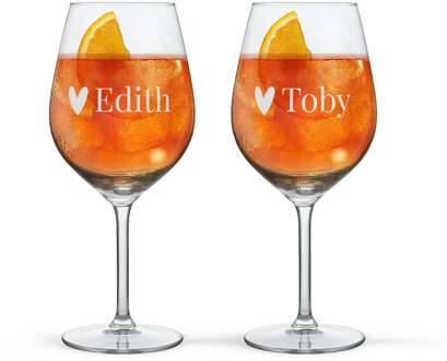 YourSurprise Aperol Spritzglas graveren - 2 stuks