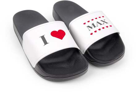 YourSurprise Badslippers bedrukken - Zwart - 44