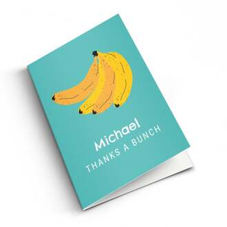 YourSurprise Bedankt kaart met foto - M - Staand