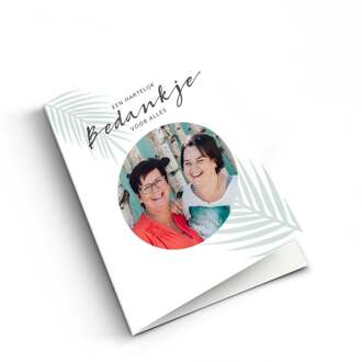 YourSurprise Bedankt kaart met foto - XL - Staand