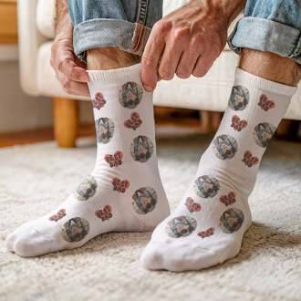 YourSurprise Beste papa sokken bedrukken- Wit - 39-42