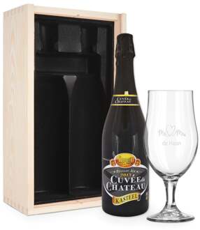 YourSurprise Bierpakket met glas - Kasteel Cuvée du Chateau