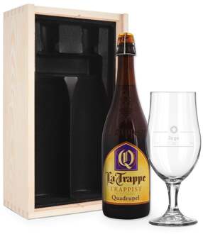 YourSurprise Bierpakket met glas - La Trappe Quadrupel