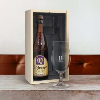 YourSurprise Bierpakket met glas - La Trappe Quadrupel