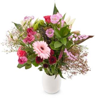 YourSurprise Bloemen - Plukboeket roze - Valentijn