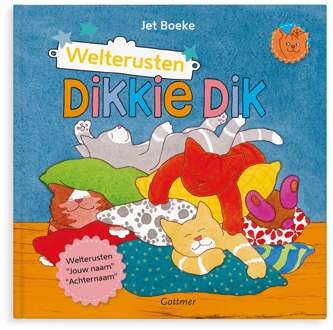 YourSurprise Boek met naam - Dikkie Dik welterusten - Hardcover