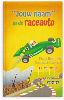 YourSurprise Boek met naam en foto - Daan in de raceauto (Hardcover)