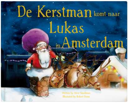 YourSurprise Boek met naam en foto - De kerstman komt - Hardcover