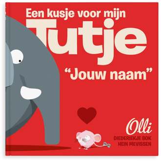 YourSurprise Boek met naam en foto - Een kusje voor mijn Tutje - Softcover
