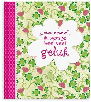YourSurprise Boek met naam en foto - Ik wens je heel veel geluk - Softcover
