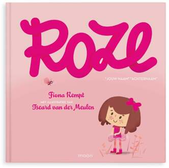 YourSurprise Boek met naam en foto - ROZE - Softcover