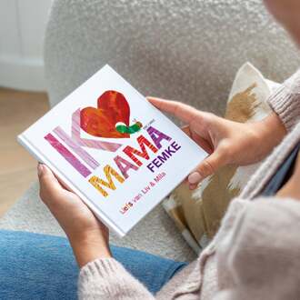 YourSurprise Boek met naam en foto - Rupsje Nooitgenoeg - Ik hou van mama - Hardcover