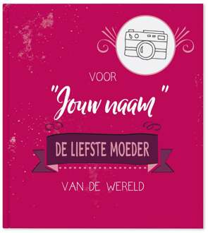 YourSurprise Boek met naam en foto's - De liefste moeder van de wereld (Softcover)