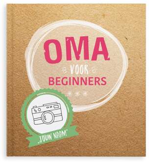 YourSurprise Boek met naam en foto's - Oma voor beginners (Hardcover)