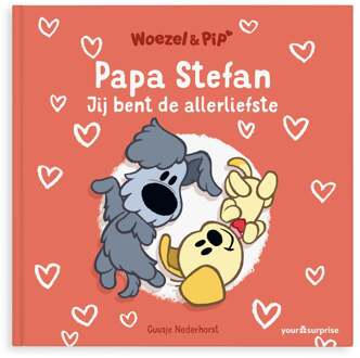 YourSurprise Boek met naam en foto - Woezel & Pip - Jij bent de allerliefste papa (Hardcover)